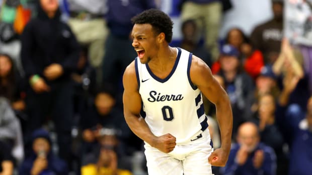 Sierra Canyon Bronny James LeBron James 61, Etiwanda 55 SC QF playoffs boys basketball by Nick Koza 3-2-23030220232781
